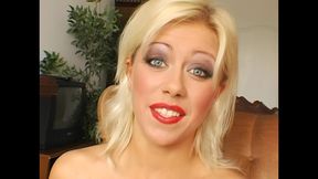 lucy b is a stunning blonde sucking a black cock in pov (hd scene)