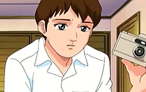 Hentai beauty gets hairy twat fingered and licked