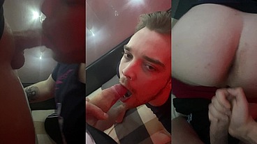 Greedy Deepthroat After Gym + Cum All Over My Hole 💦