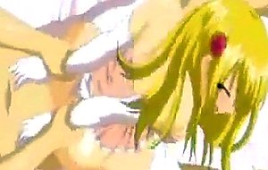 Hentai big tits blonde get rammed