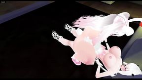 IMVU, Bunny &amp_ Cowy plays like slutties