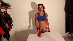 Strip tennis table