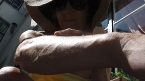 Blond hair on my arms