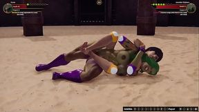 Horie VS Jennifer Walters (Naked Fighter 3D)