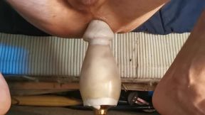 Personal Flick Booty Opening up With Additional Thick Bottle Mod