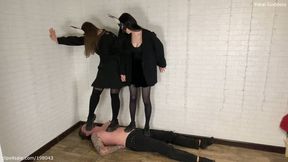 Trample our pathetic rug in dirty sneakers with My bestie