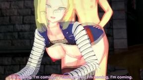 Sexy Android POV in Dragon Ball Z action