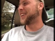 BLONDE COUPLE FUCK GUY IN CARWASH