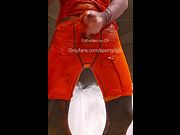 Gunging and ripping sports clothes with ketchup (Nike, Lululemon, Under Armour)