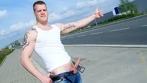 Hitchhiker Paul Gets Wild With Horny Twin Nathan Under Open Sky – Steamy Gay Rendezvous