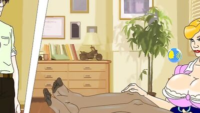 Blonde MILF's interview ends with a blowjob & a hot facial in HD