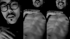 black and white