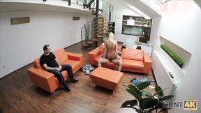 ”Blonde picked up by man who wanted to help her financially”