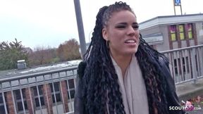 GERMAN SCOUT - First Homemade Assfuck for Small Tits Latina Girl from Germany