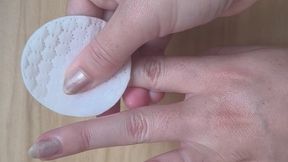 Taking Off My Chipped Polish â€“ Intimate Close-Up of My Bare Natural Nails