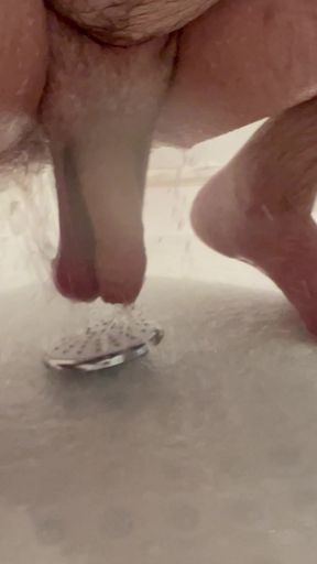 Shower Head Massaging Cock