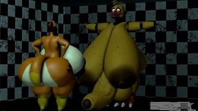 furra futanari tiene epic sexo con la withered chica