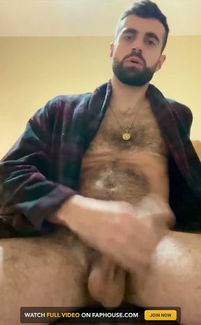 Busting a Huge Load Before Bed