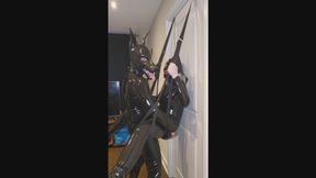 Sex Swing with a Naughty Rubber Puppy