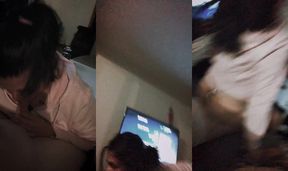 Dick Riding On The Couch ????