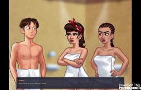 Animated 20-something gets laid in Summertime Saga Game Play Part 20
