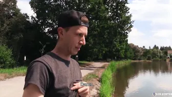 Uncertain Twink Patrick Takes a Massive Bareback Cock for Cash