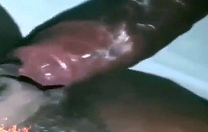 Ebony big booty bbw takes an 11 inch dick