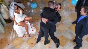 Ohh, the lucky bride with the garter belt toss! But Charles' sausage party ends with a thirst-quenching honeymoon sweet post-marital bliss!