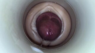Supreme close up cumming by cum cam man