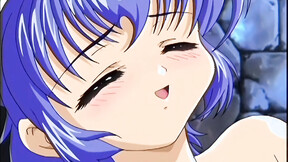 Hot anime maid sucks meat