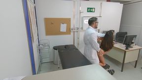 perverted gynecologist part two destroys the tight pussy of young busty patient