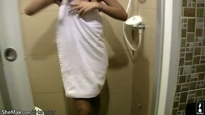 Bigtitted Thai tranny takes thick cock deep in her hairy ass