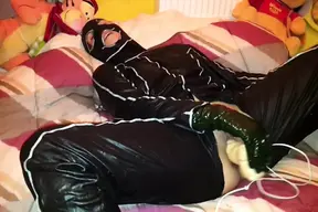 My wife masturbates to orgasm with a big dildo  & The best licking of my ass