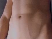 Sexy Muscular College Teen Needs a Pussy to Fuck ASAP