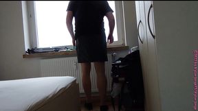 nylonjunge testet neue windeln ** anziehen dwt **
