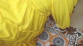 Indian Hyderabadi couple hard sex doggy style with dirty talking