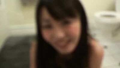 Lustful Asian girl takes a big white dick in her trimmed pussy