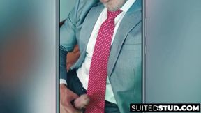 Nicholas Bardem anal drills himself while jerking his cock