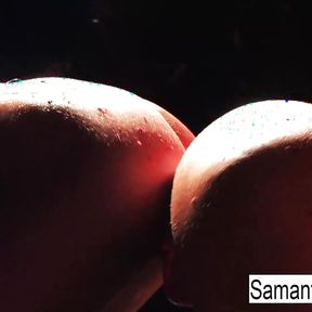 Samantha Saint and Victoria White Play With Candle Wax