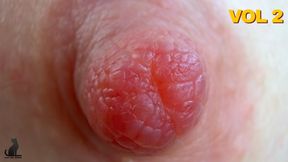 Hard Nipples Fetish - Extreme Close Up & Nipple Pulling 4K