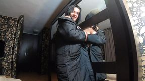 Face Fucking, Doggystyle and Cum Over My Black Jacket 183