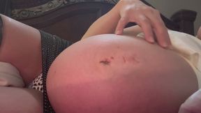 Pregnant Belly And Pregnant Belly Movement Compilation