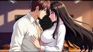 Stepmom teacher fucks student raw after class creampie