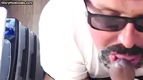 Mouthjizzed Gloryhole Dilf Sucks Pov Rod In Homemade Closeup