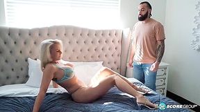 Sadie Rose - When Her Husbands Away, Hot Blonde Milf Sadie Rose Sucks And Fucks Youn