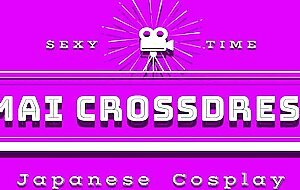 Crossdresser masturbate Facial cumshot Bukkake