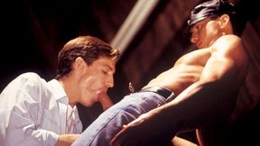 Dylan Fox & Sal Antonio Work Over a Broody Muscleman - Falcon Studios