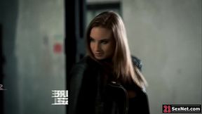 Guy licking gfs foot while fucking hard