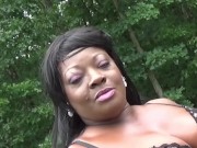 Striptease and Blowjob from Ebony Milf SLUT Lisa Rivera