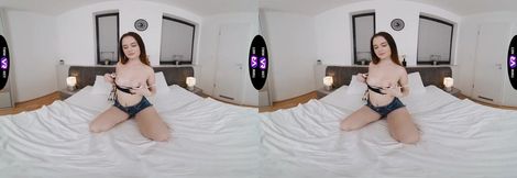 Watch Vivien Doll tease her body and pink pussy with her perky tits and shaved pussy